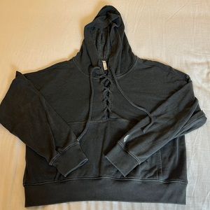 Free People Movement Tie Up Hoodie